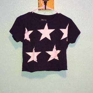 ON FIRE crop top